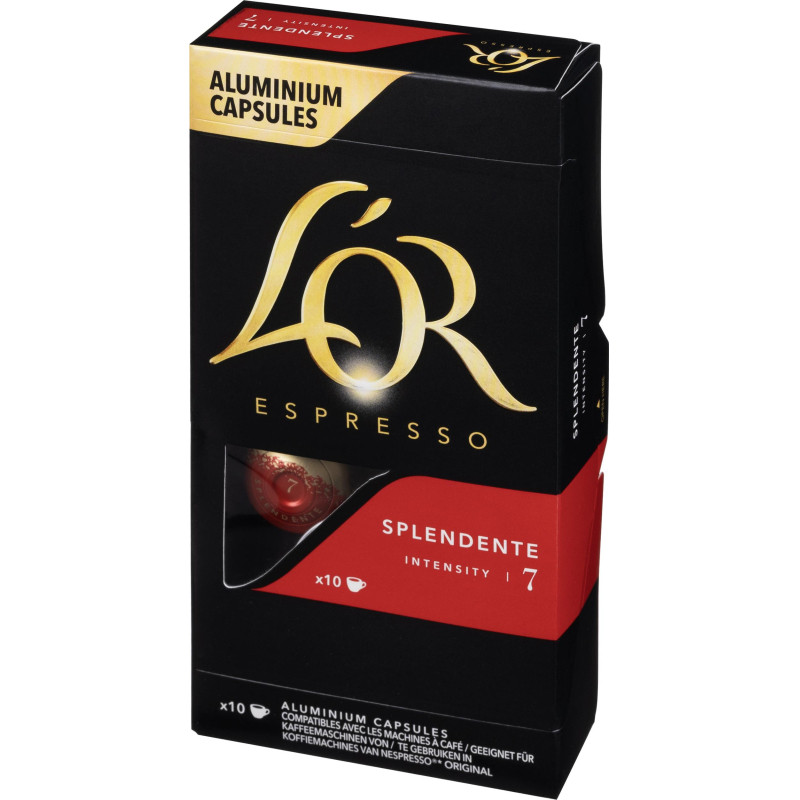 Кофе в капсулах L&#039;OR Espresso Splendente,10шт/уп