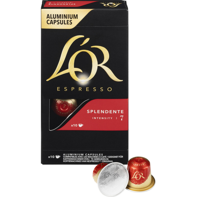 Кофе в капсулах L&#039;OR Espresso Splendente,10шт/уп