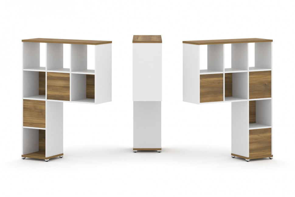 Concept Надставка высокая CN.DNV-003 Сандал Янтарный/Белый Бриллиант/Металл Белый 1099*350*1486