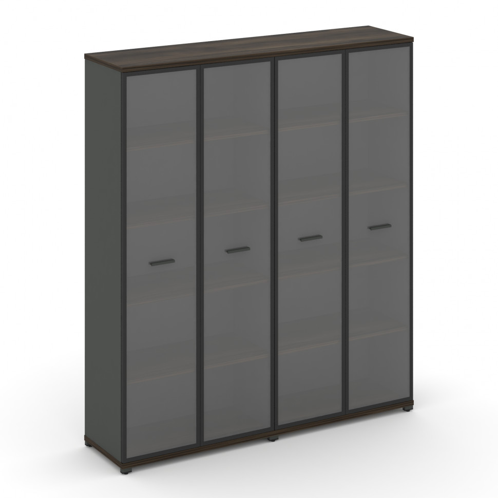 Concept Шкаф 2 широкие секции, 5 ниш CN.STS-528 RPB A Дуб Мали/Антрацит/Металл Антрацит/Прозрачный 1 Concept Шкаф 2 широкие секции, 5 ниш CN.STS-528 RPB A Дуб Мали/Антрацит/Металл Антрацит/Прозрачный 1