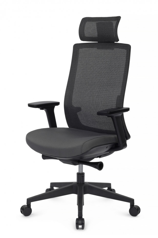 Кресло Forum CH-312A Черный пластик/Серый