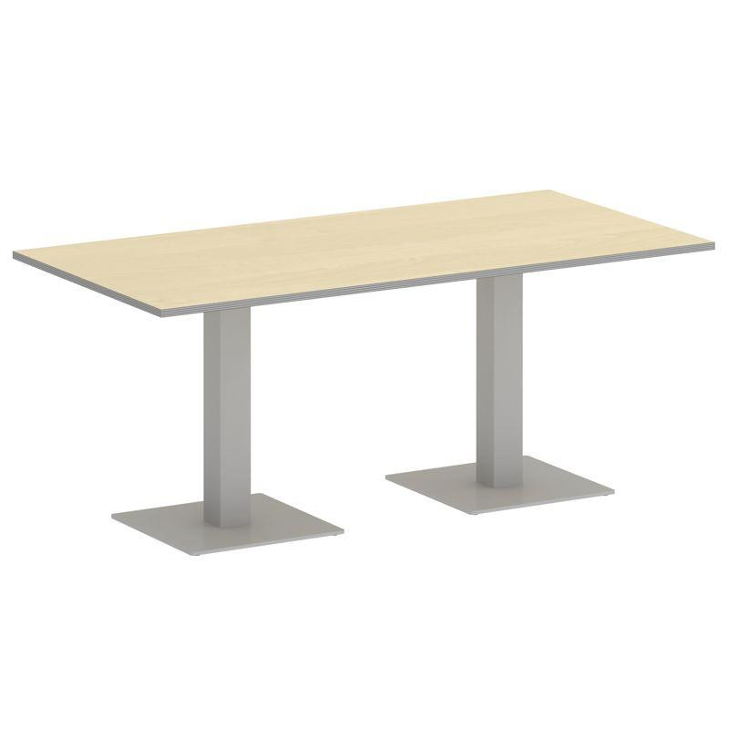 Riva Стол прямоугольный А.СПРГ-4 Клен Металлик New/Металл Серый 1800*900*750