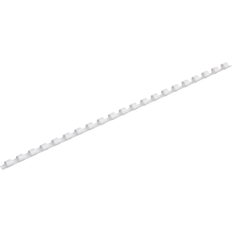 Пружины для переплета пластиковые ProfiOffice 6мм, белые 100шт/уп.