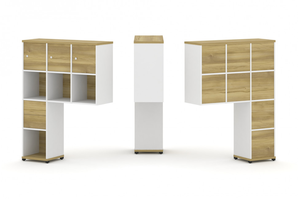 Concept Надставка высокая CN.ONV-004 Дуб Винченцо/Белый Бриллиант/Металл Черный 1099*350*1486 Concept Надставка высокая CN.ONV-004 Дуб Винченцо/Белый Бриллиант/Металл Черный 1099*350*1486