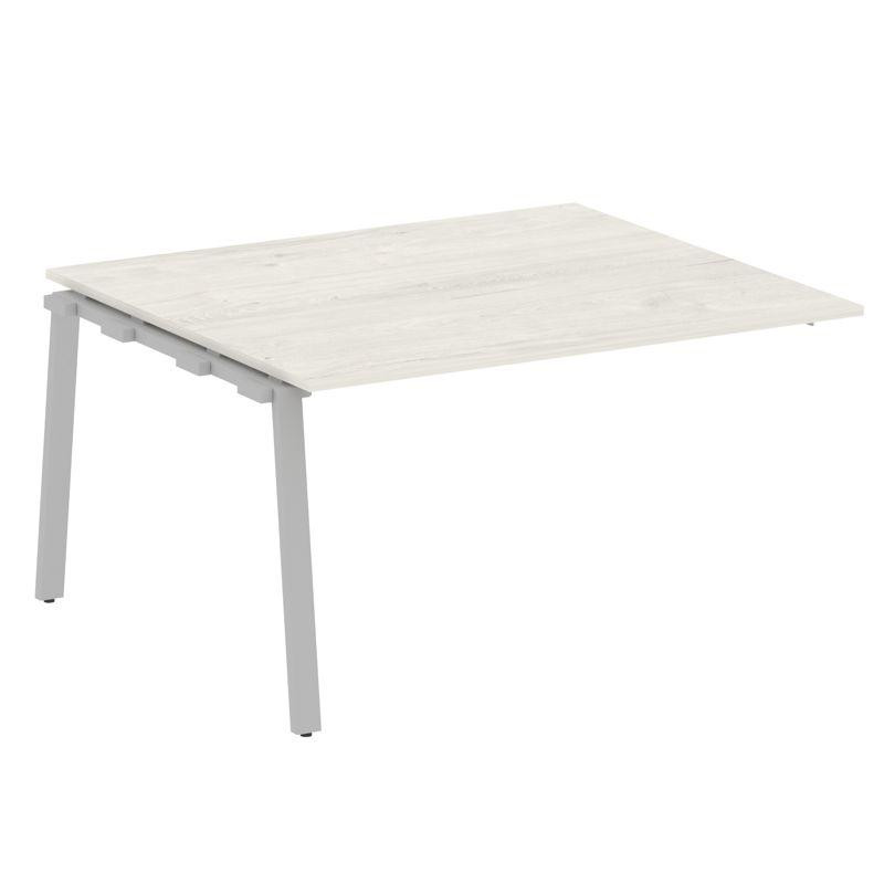 Metal System Проходной элемент перег. стола на А-образном м/к БА.ППРГ-3 Дуб Наварра/Металл Серый 140