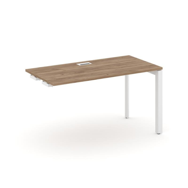 Style Project Стол-приставка к опор. элем. SN-59P.OPRS-014 Дуб Табак/Металл Белый/Белый Заглушка 158