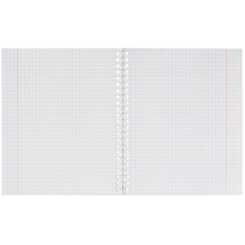 Тетрадь общая А5 80л Attache Акварель гребень картон голубой