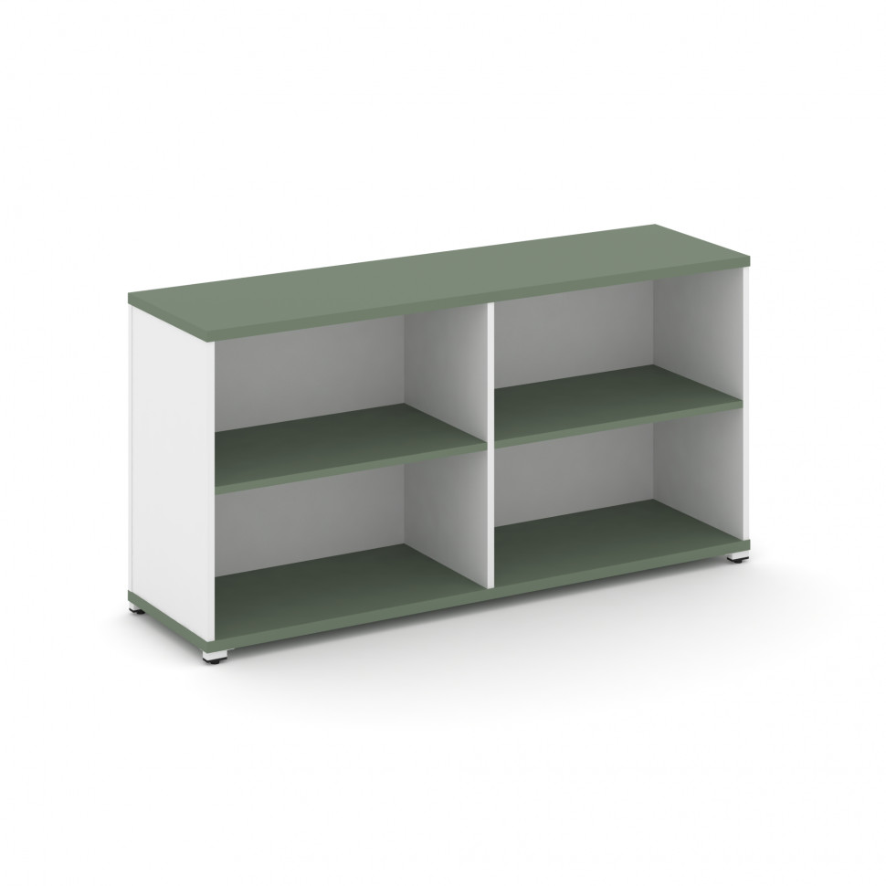 Concept Стеллаж опорный/приставной CN.SOPO-005 Кобо/Белый Бриллиант/Металл Белый 1480*420*750