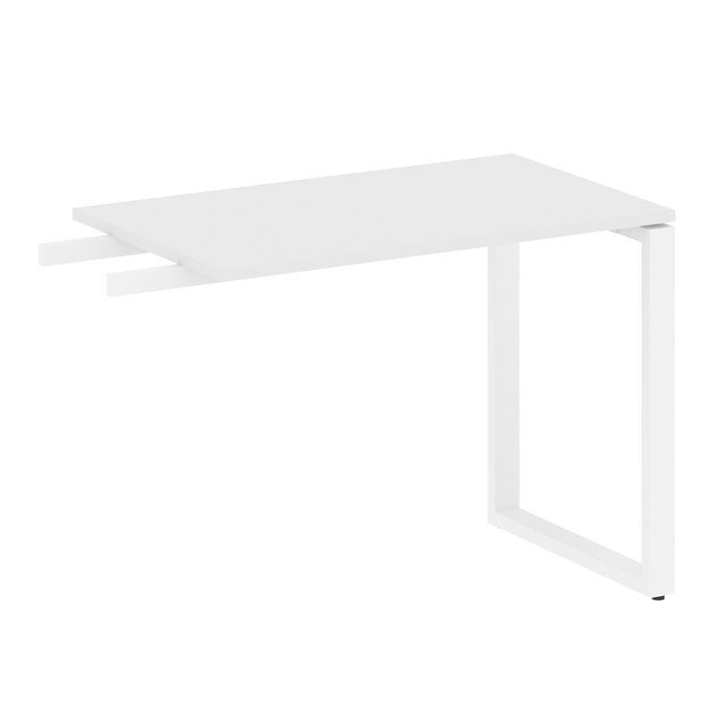 Metal System Приставной элемент на О-образном м/к БО.ПР-3 Белый/Металл Белый 1000*600*750