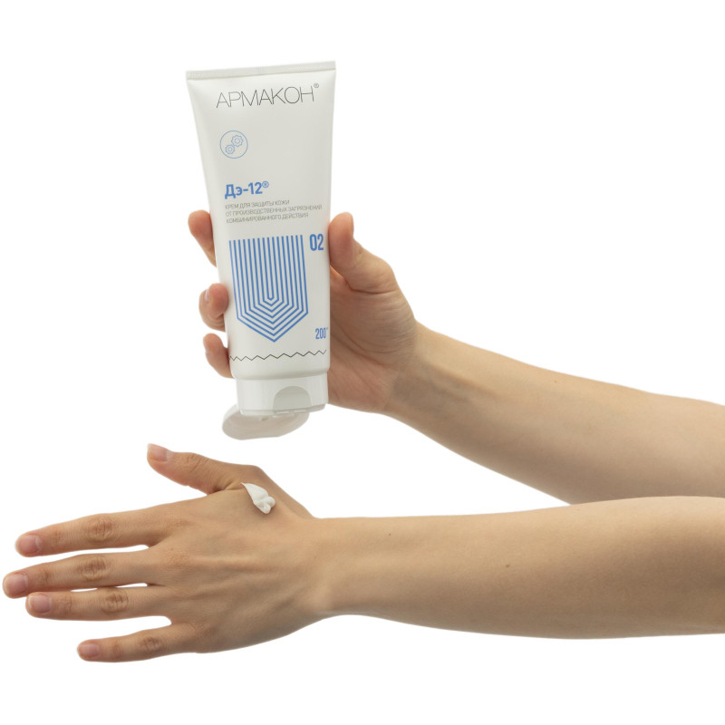 Крем защитный Армакон Д-12 универсальный 200мл 120