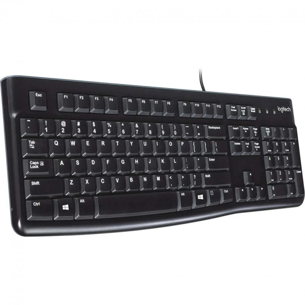 Клавиатура Logitech USB K120 ANSI EN/RU BLACK (920-002583)