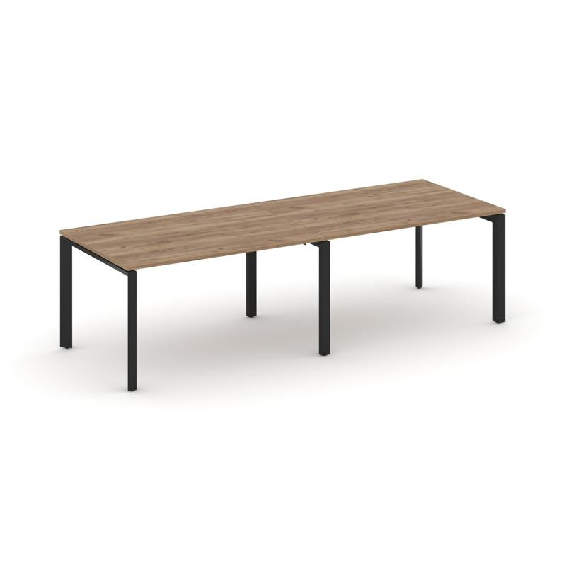 Style Project Стол переговорный SN-59P.SPRG-011.3 Дуб Табак/Металл Черный 1960*980*750