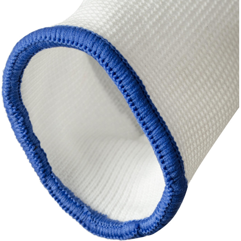 Перчатки защитные TOPFORT п/э с нитриловым покрытием белые р.8(M)