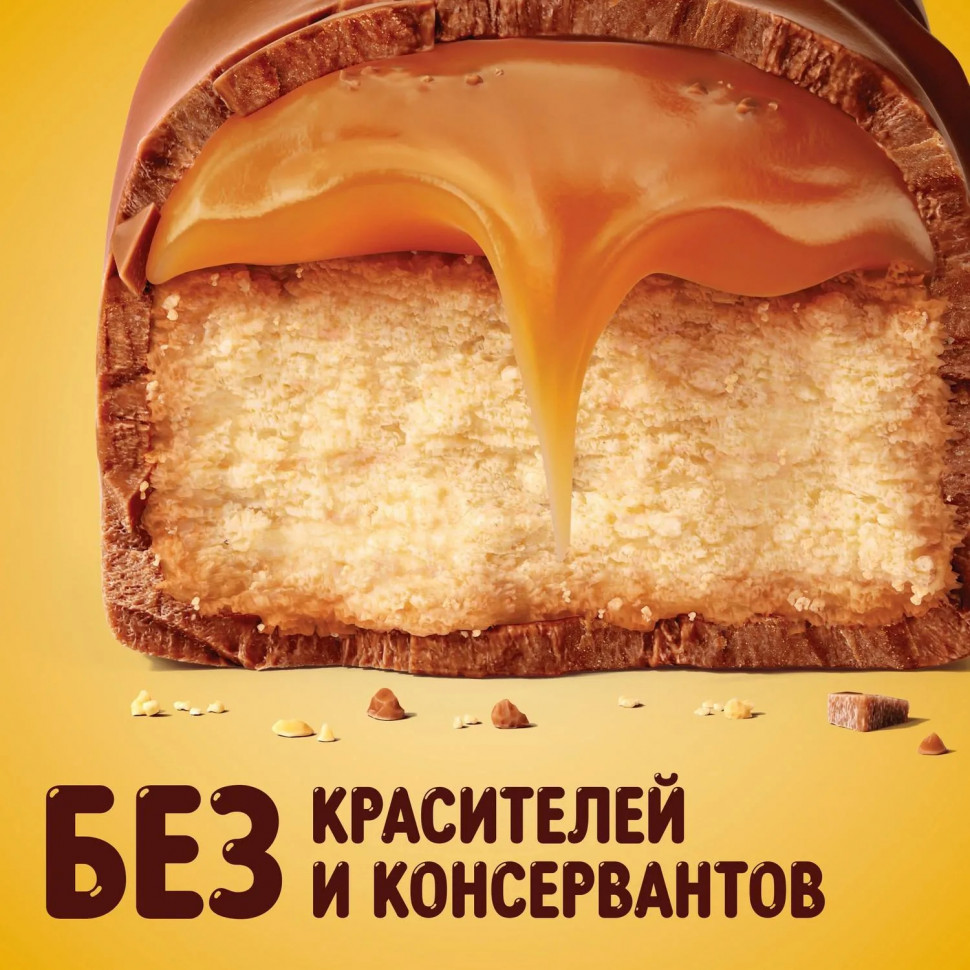 Шоколадный батончик Twix с карамелью и печеньем, 55гх3шт/уп