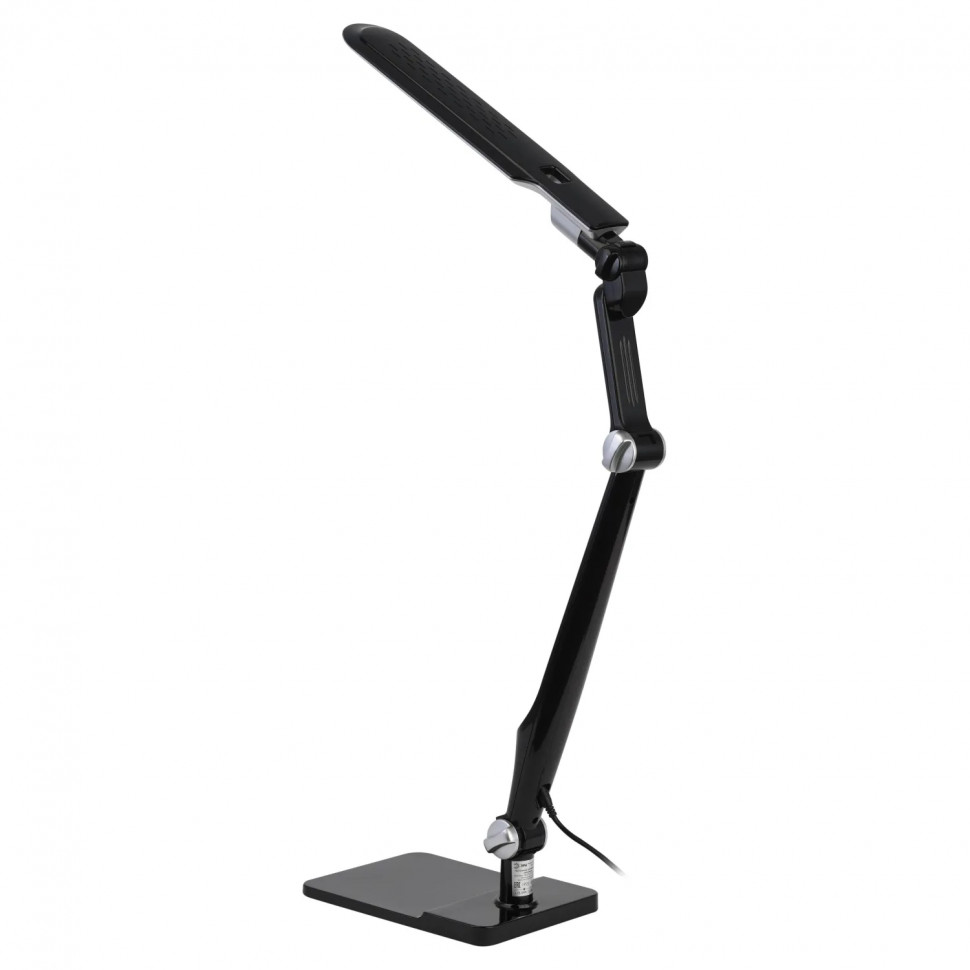 Светильник настольный ЭРА NLED-497-12W-BK светодиодный на струбцине, черный