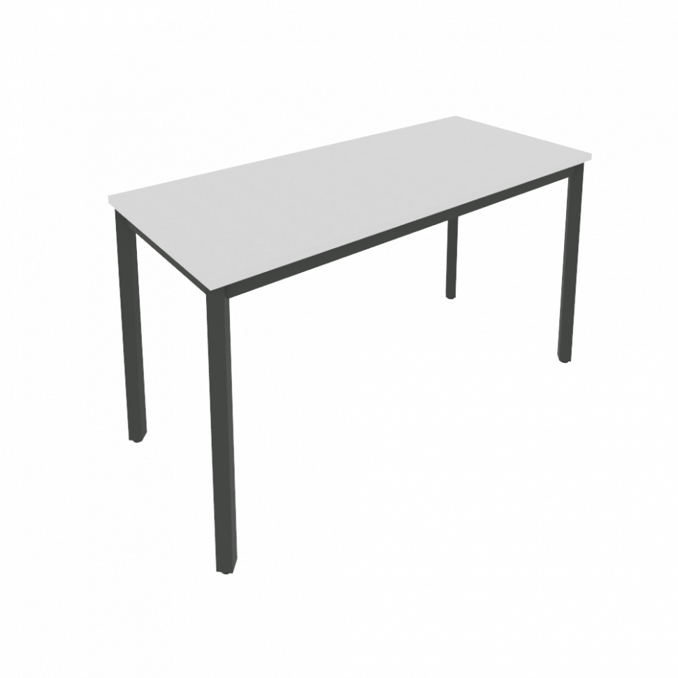 Slim Стол письменный на металлокаркасе С.СП-5.1 Серый/Металл Антрацит 1380*600*750