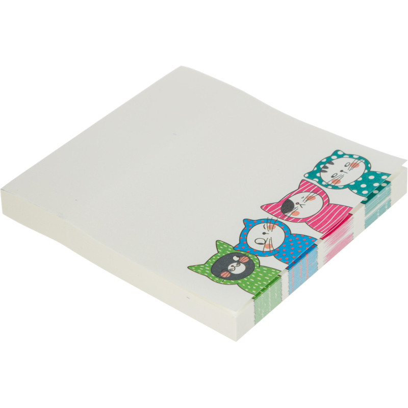 Стикеры с клеевым краем M&amp;G So Many Cats, 76x76 мм, 80 л, в ассортименте