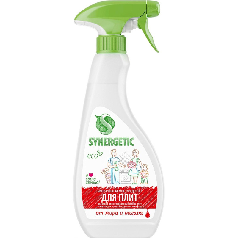 Средство для чистки плит Synergetic 500мл триггер