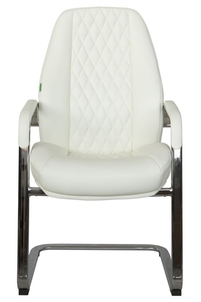 Кресло Orso-SF F385 нат.кожа белый (6207)