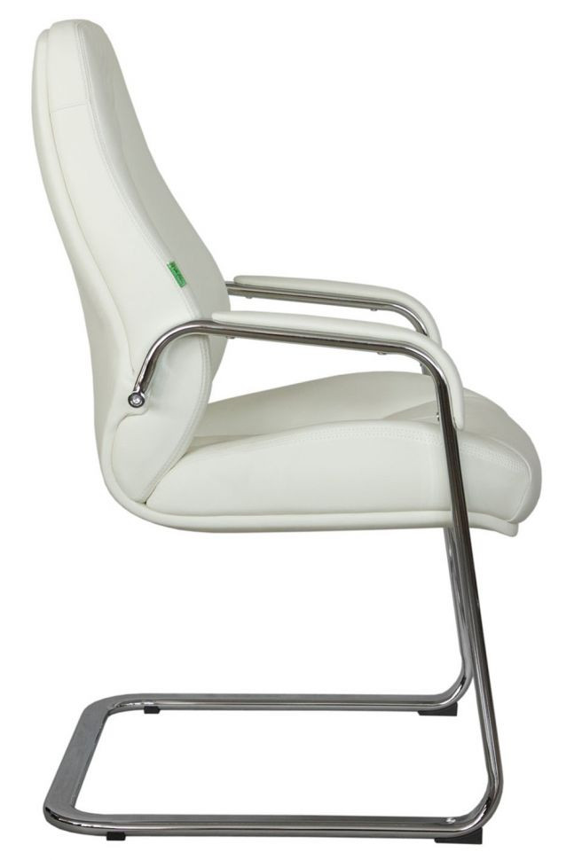 Кресло Orso-SF F385 нат.кожа белый (6207)