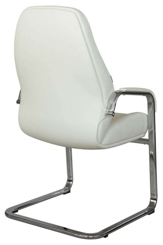 Кресло Orso-SF F385 нат.кожа белый (6207)