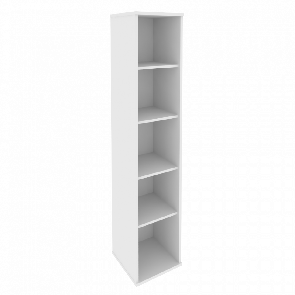 Style Стеллаж узкий Л.СУ-1 Белый 412*410*1980