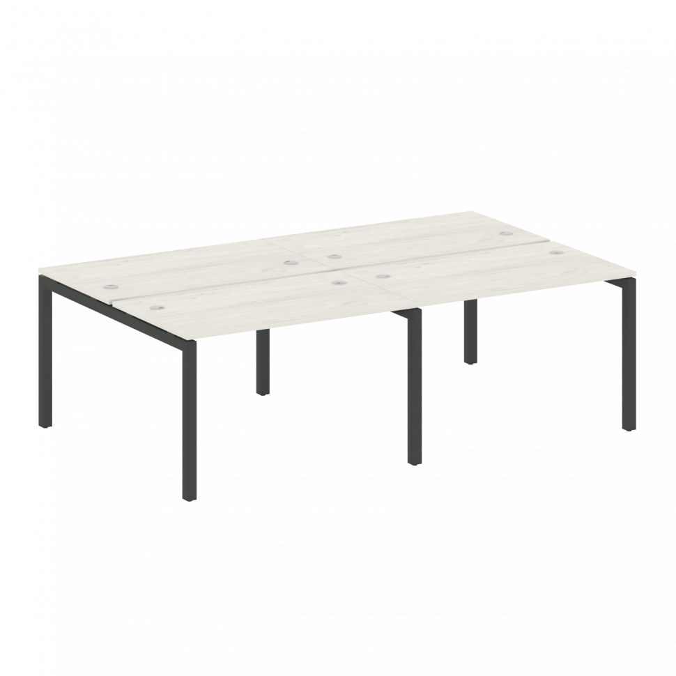 Metal System Quattro Рабочая станция на 4 места на П-образном м/к 50БП.СМ-4.2 Дуб Наварра/Металл Ант Metal System Quattro Рабочая станция на 4 места на П-образном м/к 50БП.СМ-4.2 Дуб Наварра/Металл Ант