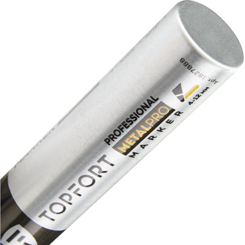 Маркер для металла TOPFORT MetalPro 4-12 мм черный