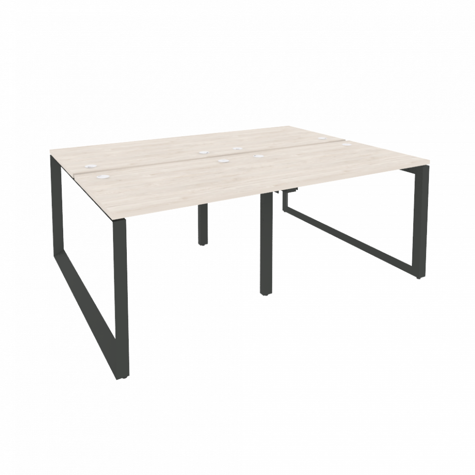 Onix Рабочая станция на О-образном м/к O.MO-D.RS-4.1.7 Денвер Светлый/Металл Антрацит 1960*1475*750 Onix Рабочая станция на О-образном м/к O.MO-D.RS-4.1.7 Денвер Светлый/Металл Антрацит 1960*1475*750