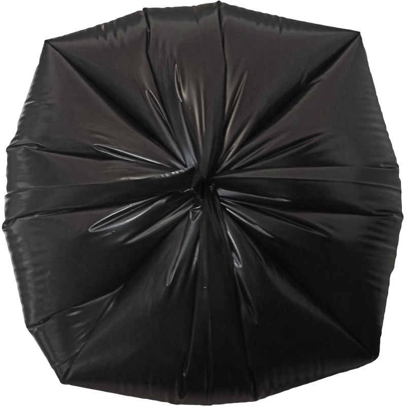 Мешки для мусора ПВД 30л 25мкм 50шт/рул черные 50x70см Luscan