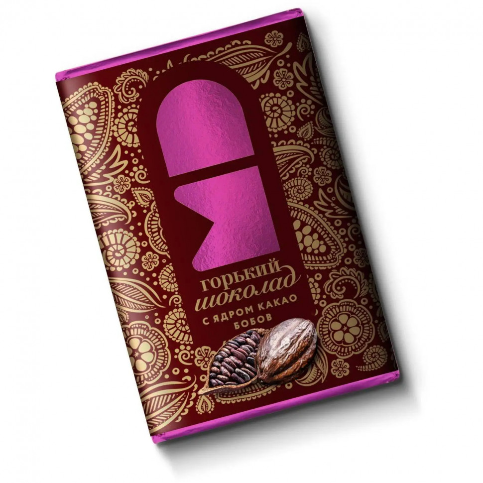 Шоколад Монетный Двор Флагман горький с ядром какао-бобов 12гx42шт/уп