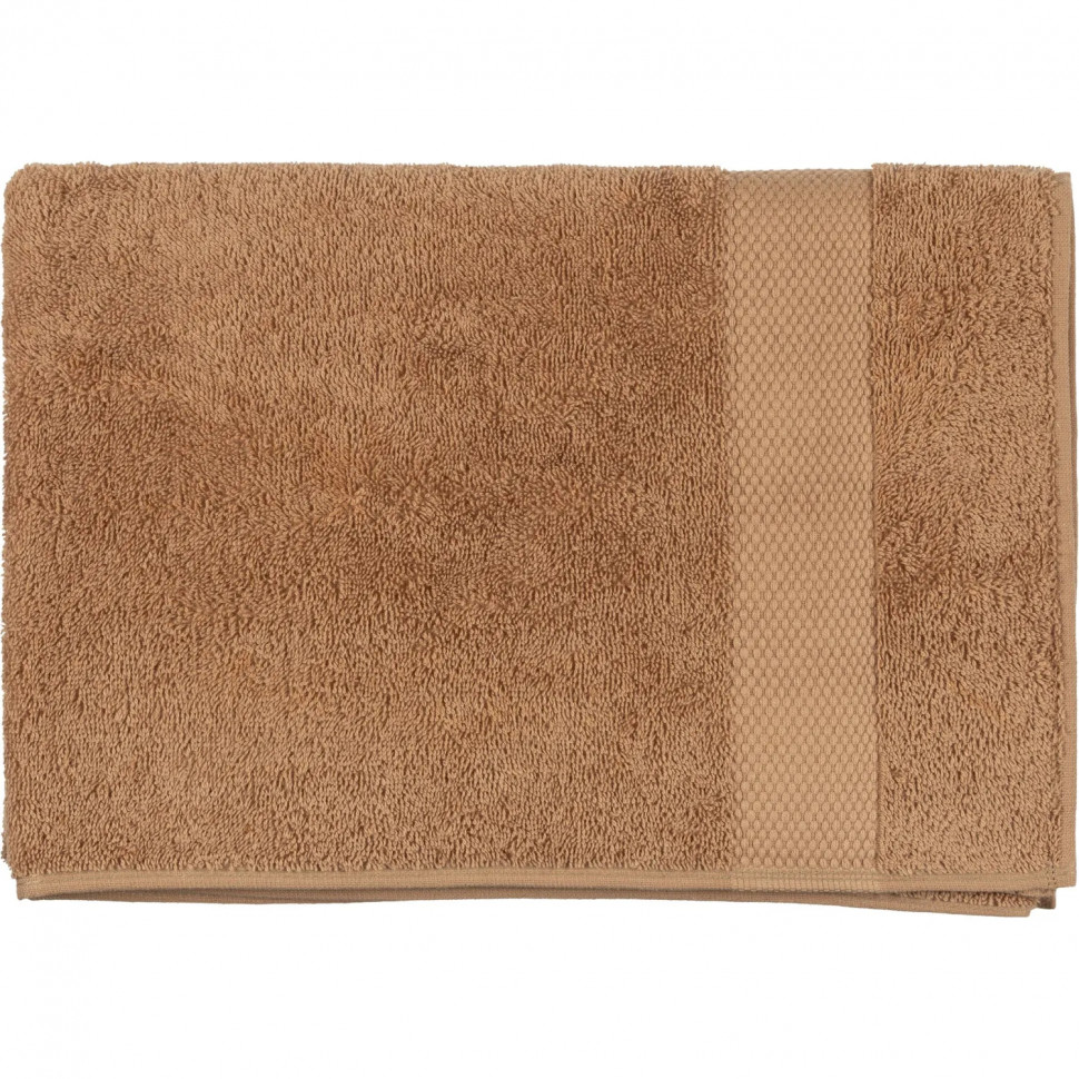 Набор полотенец махровых Luscan/бордюр 450г/м2, 50x90/70x140, бежевый