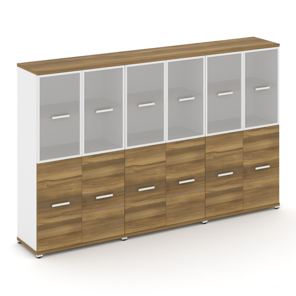 Concept Шкаф 3 широкие секции, 4 ниши CN.STS-432 RMW W Сандал Янтарный/Белый Бриллиант/Металл Белый/ Concept Шкаф 3 широкие секции, 4 ниши CN.STS-432 RMW W Сандал Янтарный/Белый Бриллиант/Металл Белый/