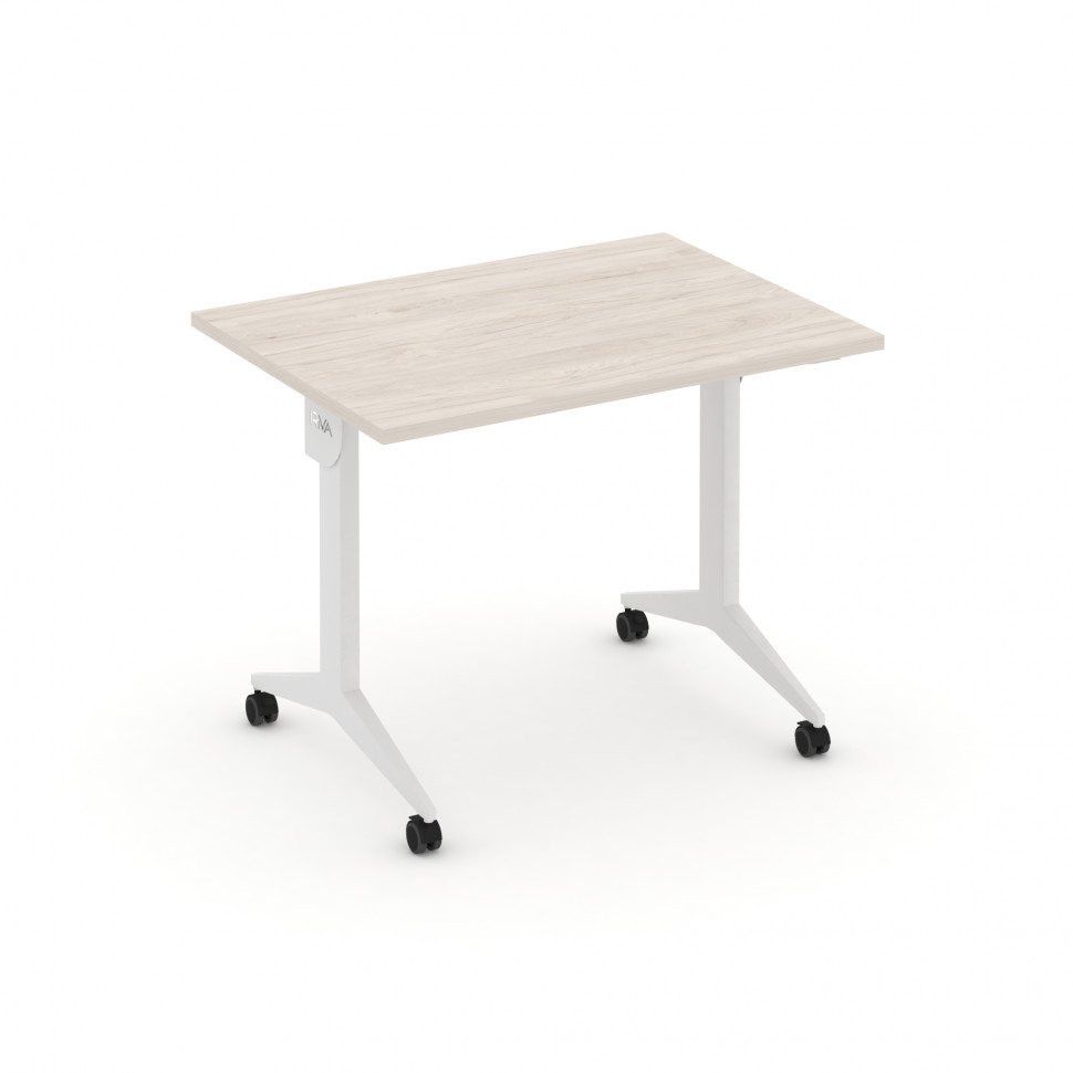 X-Pull Стол складной мобильный X.M-1.7 Денвер Светлый/Металл Белый 980*720*753 X-Pull Стол складной мобильный X.M-1.7 Денвер Светлый/Металл Белый 980*720*753