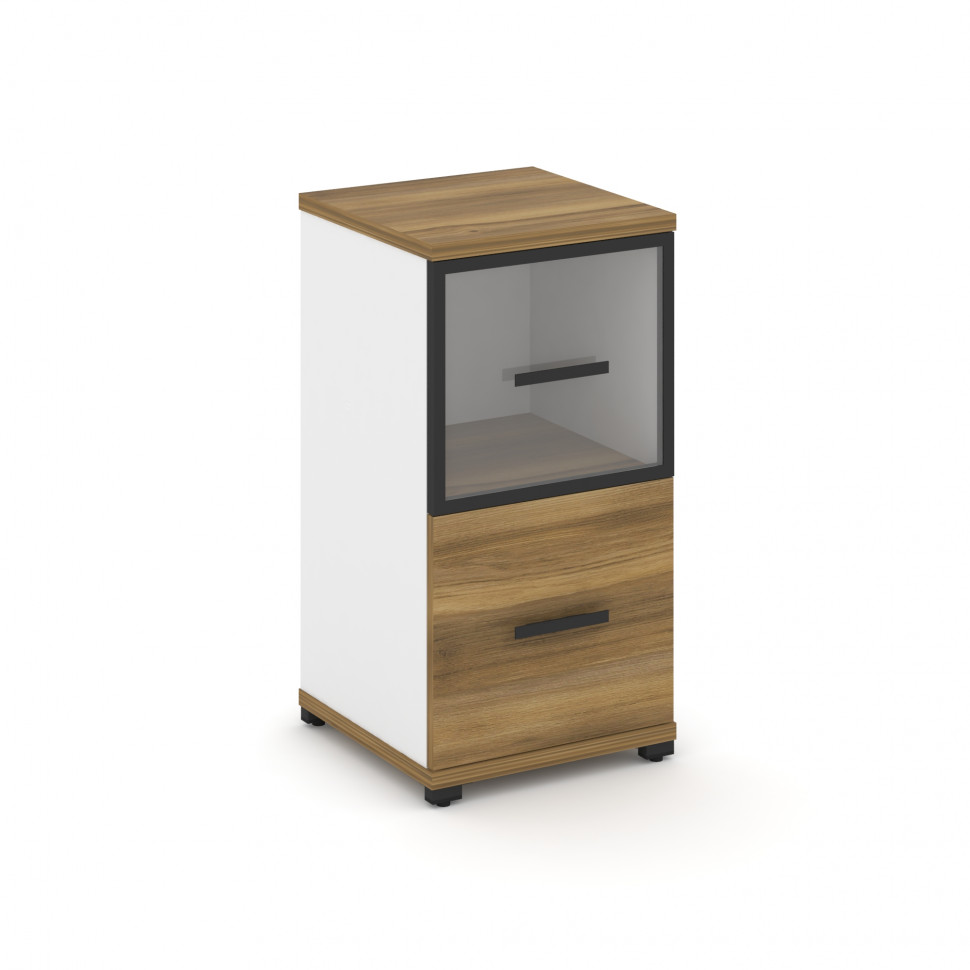 Concept Шкаф 1 узкая секция, 2 ниши CN.STU-212 RPB B Сандал Янтарный/Белый Бриллиант/Металл Черный/П Concept Шкаф 1 узкая секция, 2 ниши CN.STU-212 RPB B Сандал Янтарный/Белый Бриллиант/Металл Черный/П