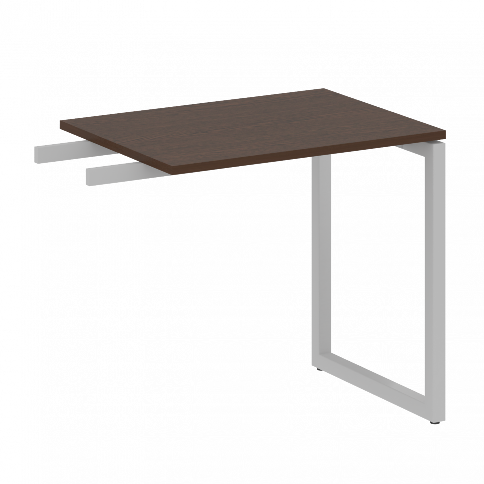 Metal System Quattro Приставной элемент на О-образном м/к 40БО.ПР-2 Венге Цаво/Металл Серый 800*600* Metal System Quattro Приставной элемент на О-образном м/к 40БО.ПР-2 Венге Цаво/Металл Серый 800*600*