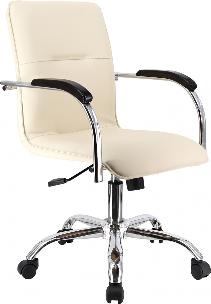 Кресло Everprof Samba (Самба) Wood T Экокожа Бежевый