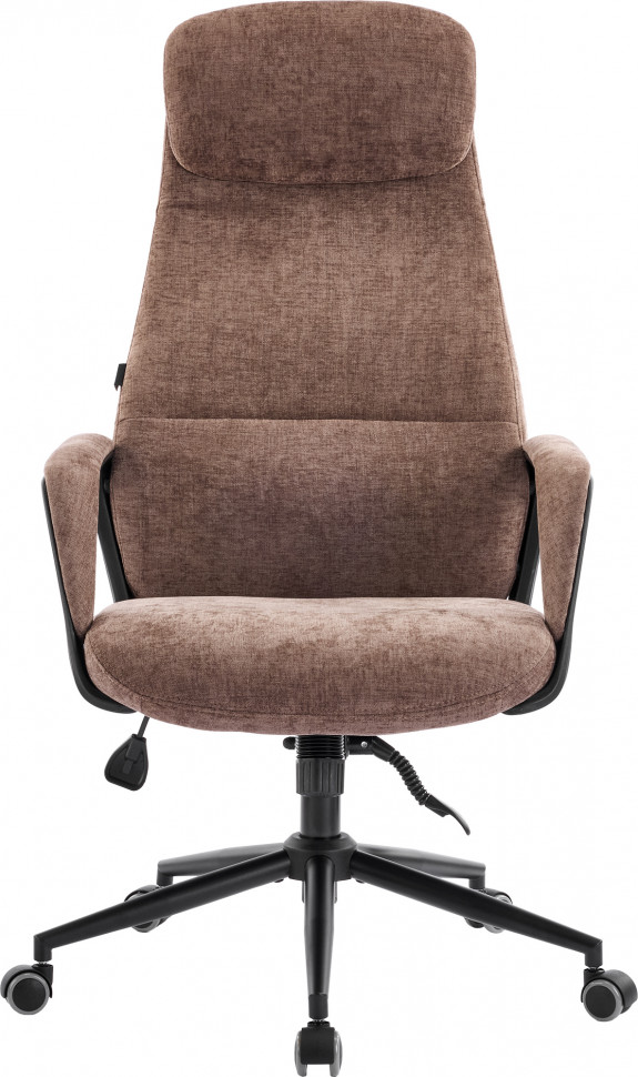 Кресло руководителя Everprof Otto Black (Отто Блэк) Ткань Коричневый