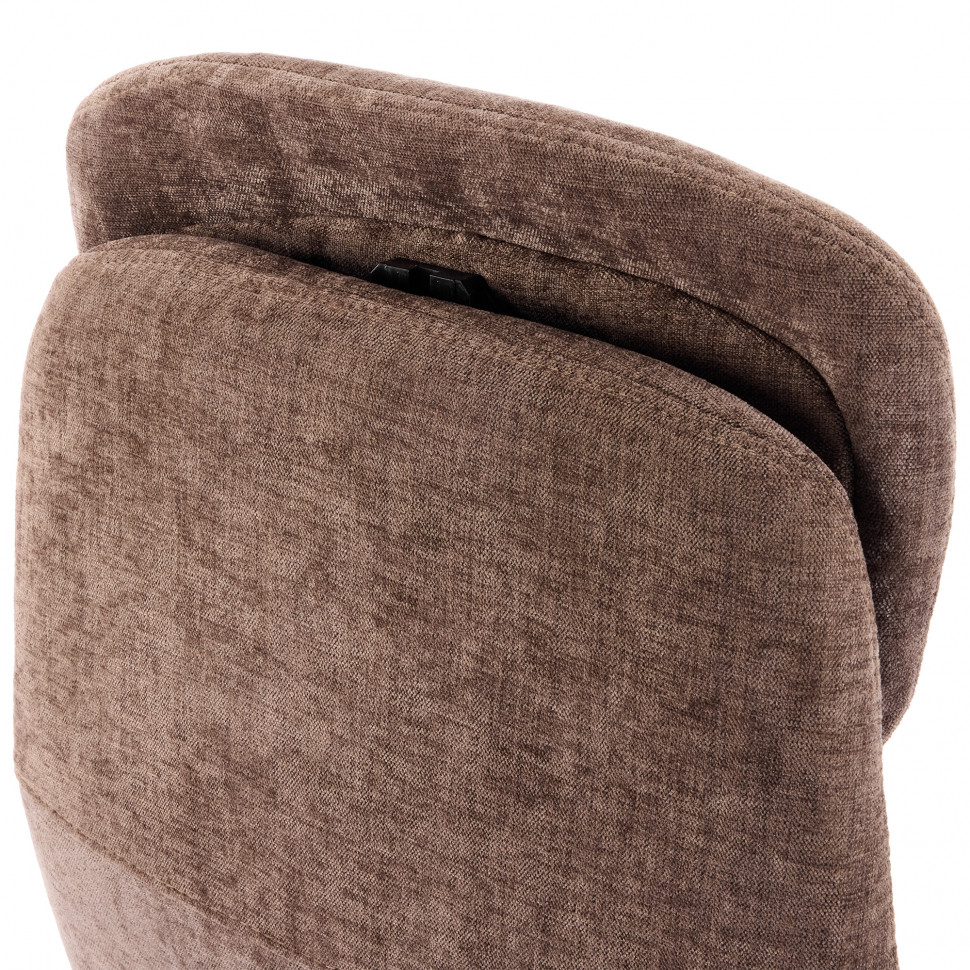 Кресло руководителя Everprof Otto Black (Отто Блэк) Ткань Коричневый