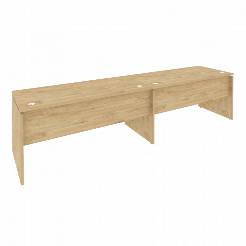 Onix Рабочая станция O.RS-2.4.7 Тиквуд Светлый 3160*720*750 Onix Рабочая станция O.RS-2.4.7 Тиквуд Светлый 3160*720*750