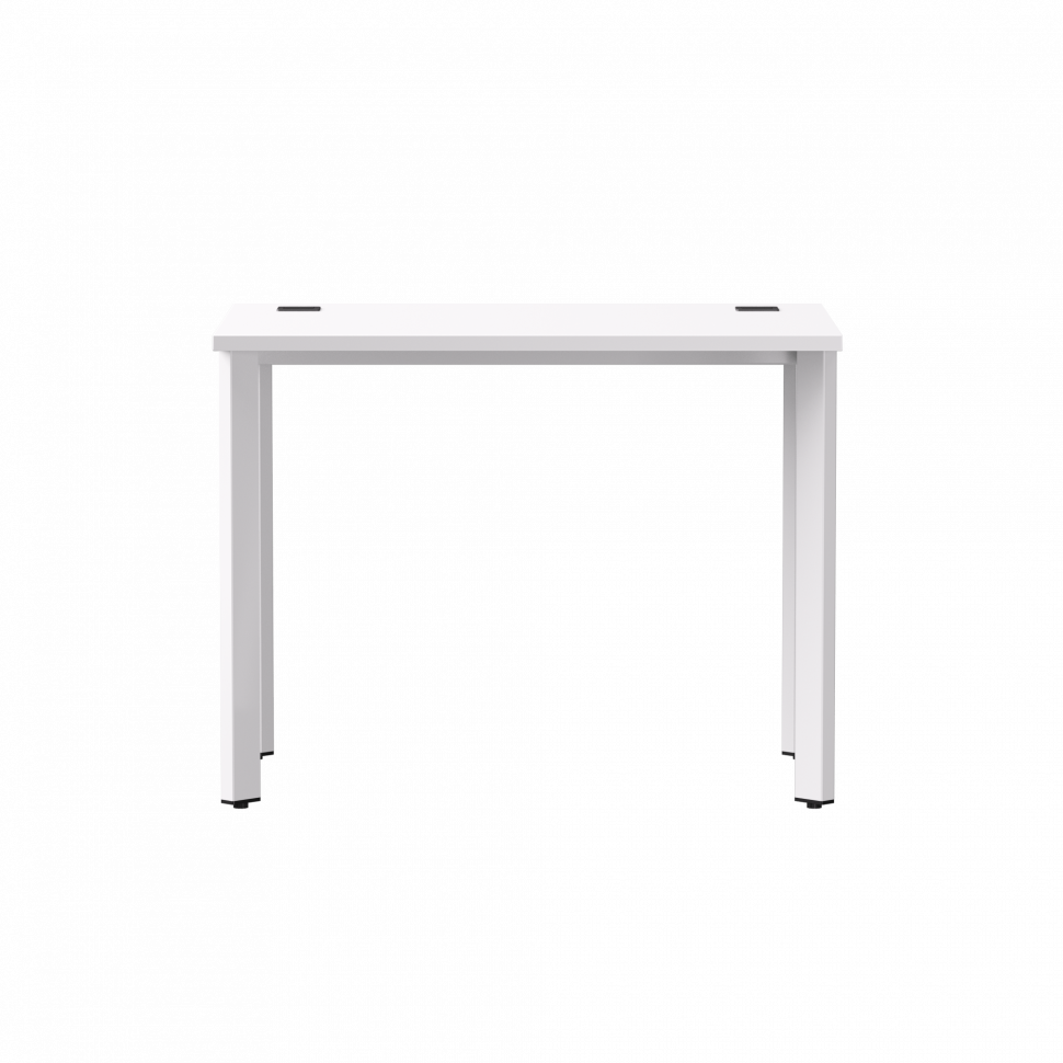 Стол прямой Everprof EVO (ЭВО) на металлокаркасе 980х670х755 мм опоры 45гр Белый/Белый