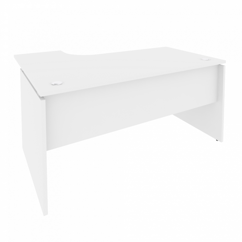 Onix Стол эргономичный правый O.SA-4 (R) Белый Бриллиант 1580*1180*750 (800/460)
