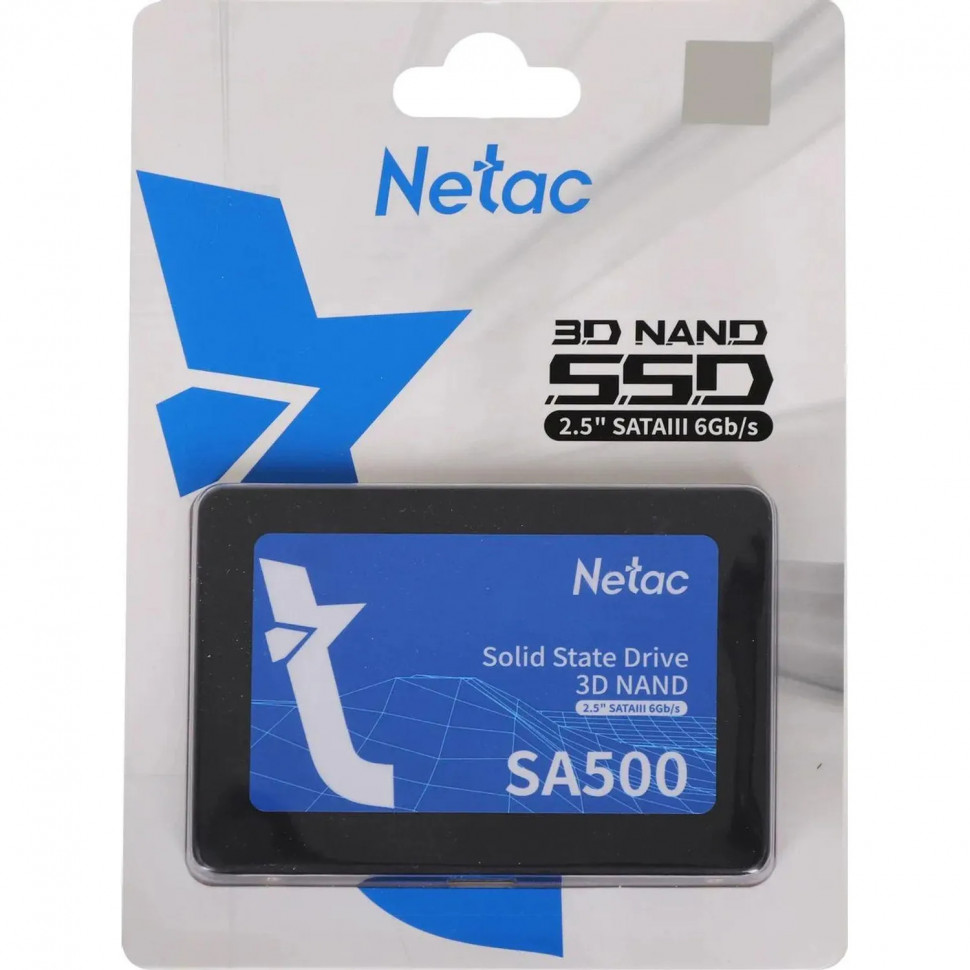 SSD накопитель Netac SSD SA500 512GB 2.5 SATA 3D NAND(NT01SA500-512-S3X)