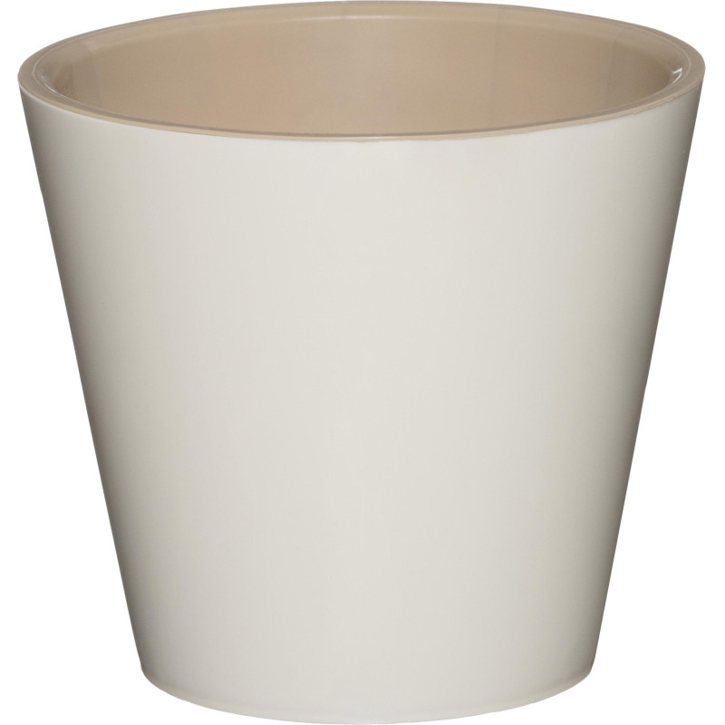 Горшок для цветов London  D 160 мм, 1,6 л Сливочный ING6204СЛ