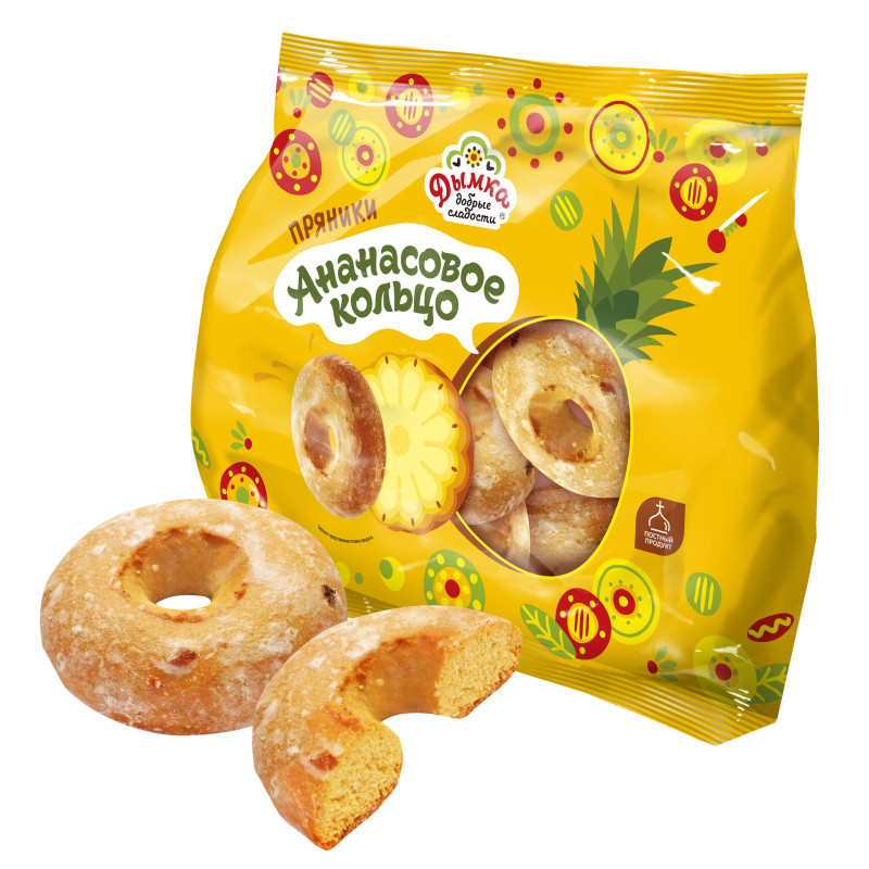 Пряники Дымка Ананасовое кольцо, 400г
