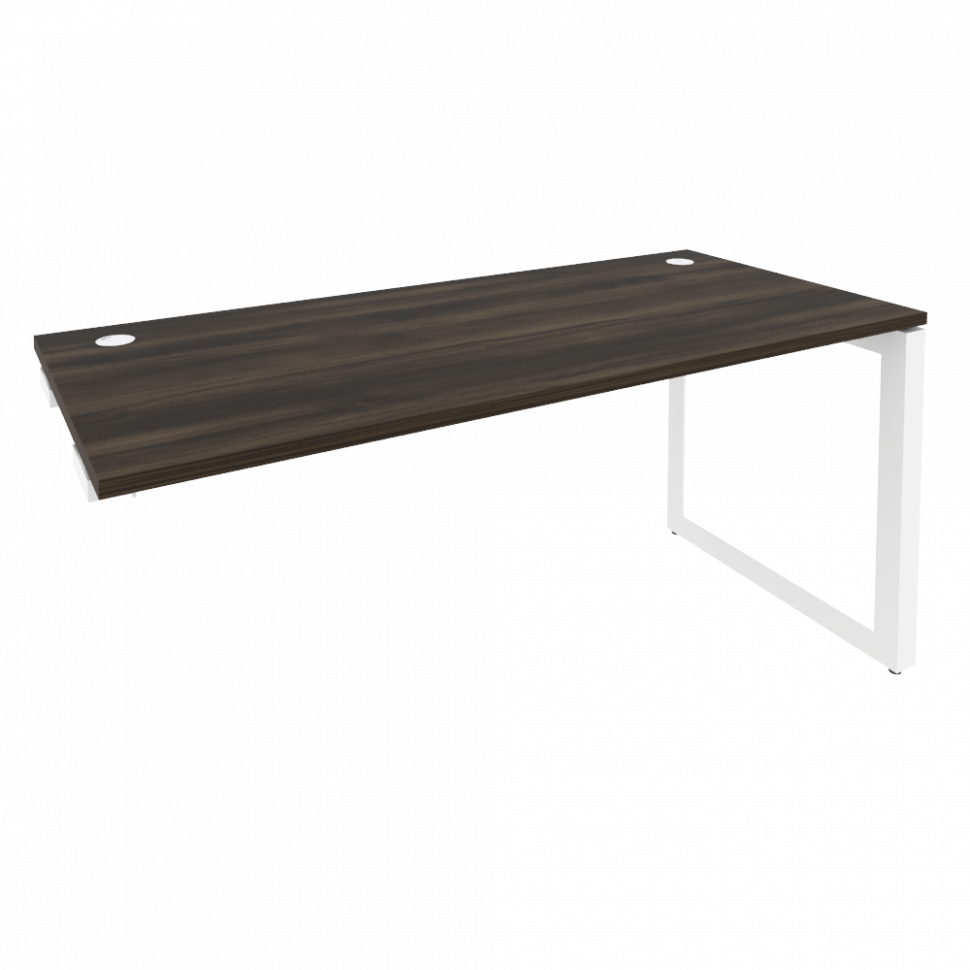 Onix Стол-приставка на О-образном м/к к опорным элементам O.MO-SPR-4.7 Дуб Мали/Металл Белый 1580*72