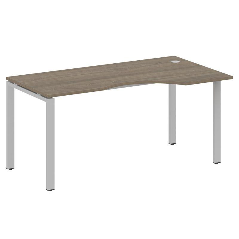 Metal System Стол криволинейный правый на П-образном м/к БП.СА-1 (R) Вяз Благородный/Металл Серый 16 Metal System Стол криволинейный правый на П-образном м/к БП.СА-1 (R) Вяз Благородный/Металл Серый 16