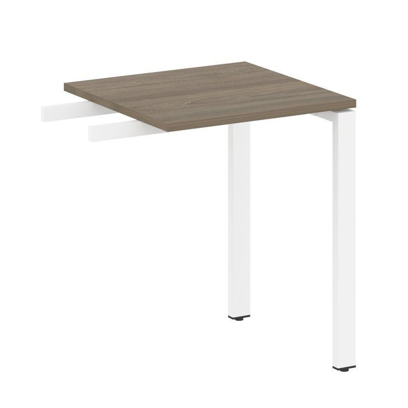 Metal System Приставной элемент на П-образном м/к БП.ПР-1 Вяз Благородный/Металл Белый 600*600*750