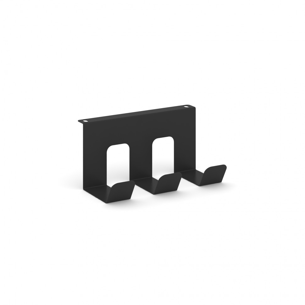 Кабель-канал горизонтальный KKGV-20 Металл Черный 200*115*100