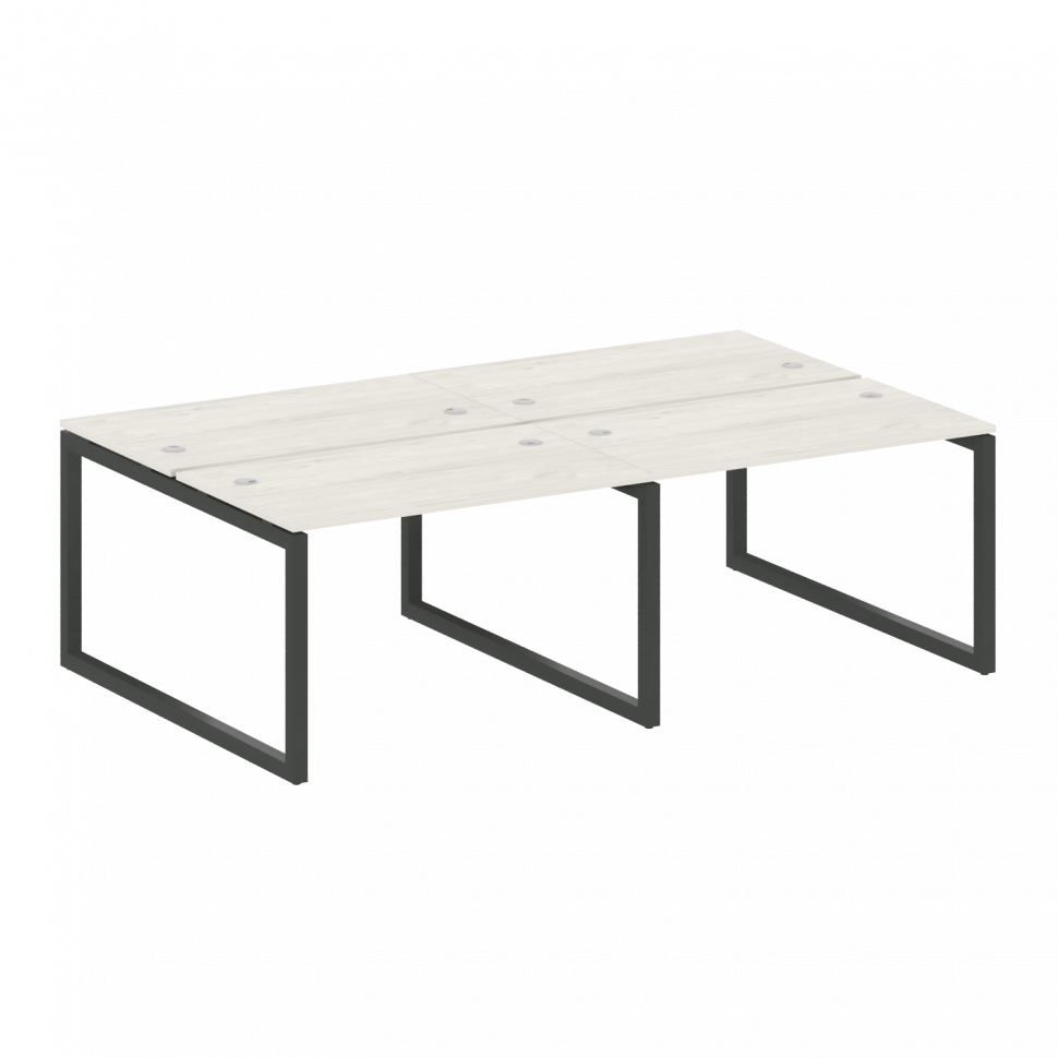 Metal System Quattro Рабочая станция на 4 места на О-образном м/к 50БО.СМ-4.2 Дуб Наварра/Металл Ант Metal System Quattro Рабочая станция на 4 места на О-образном м/к 50БО.СМ-4.2 Дуб Наварра/Металл Ант